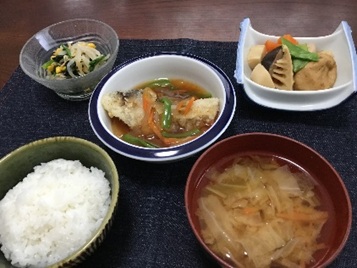 デイサービス 昼食の写真