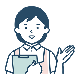 デイサービススタッフのイラスト