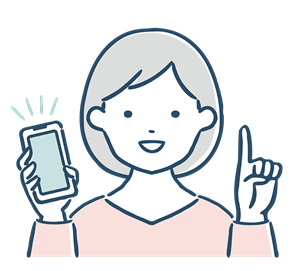 電話連絡のイラスト
