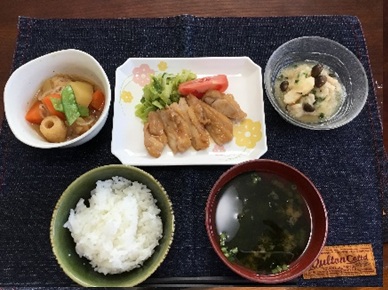 デイサービス 昼食の写真